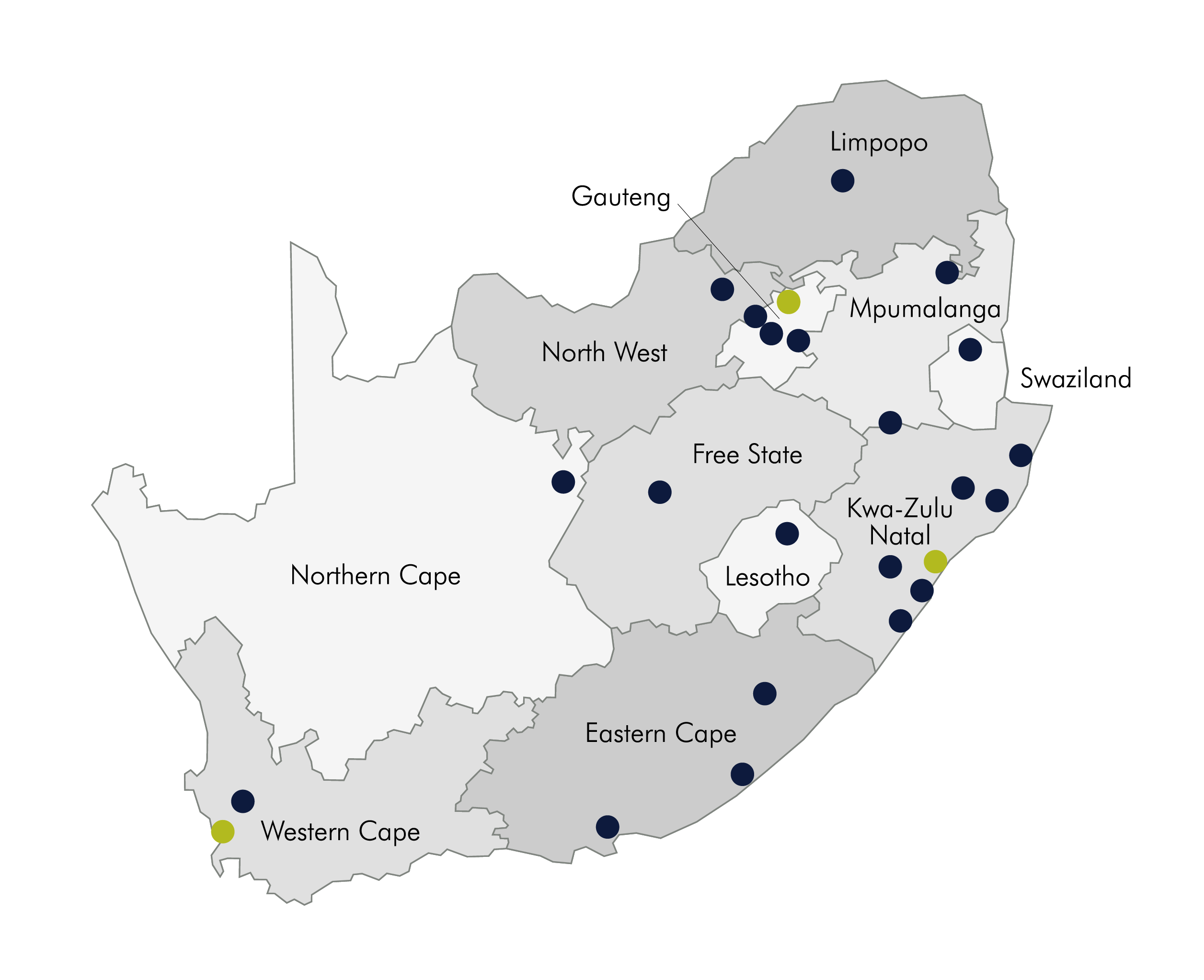 Our National Presence Map